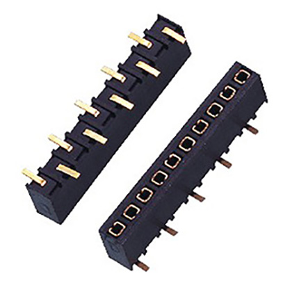 2.54mmFemale Header  single Row four bread  SMT